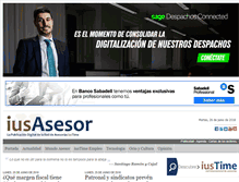 Tablet Screenshot of iusasesor.com